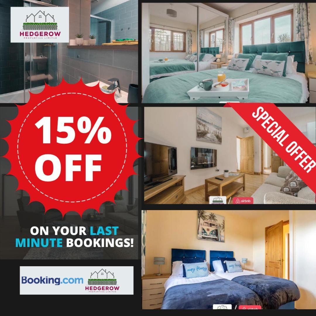 Secure 2-Bed Escape For 6 With Tranquil Garden L Special Deals L Last-Minute Deals L ทรูโร ภายนอก รูปภาพ